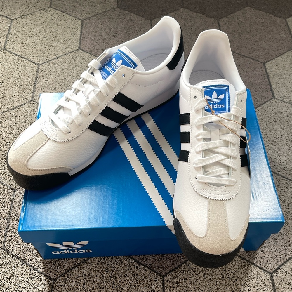 ADIDAS Originals Men’s Samoa, Cloud White/Black - Picture 1 of 16